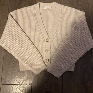 Wilfred Canberra Cardigan in Heathered Birch